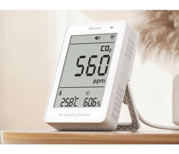 Sonoff Miernik jakości powietrza WiFi LCD AirGuard CO2 SAWF-08P - 1534492 - zdjęcie 5